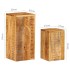 Soportes para plantas 2 unidades madera maciza de