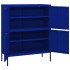 Armario de almacenamiento acero azul marino 80x35x101,5