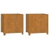 Jardineras con patas 2 udss acero corten oxidado 49x47x50