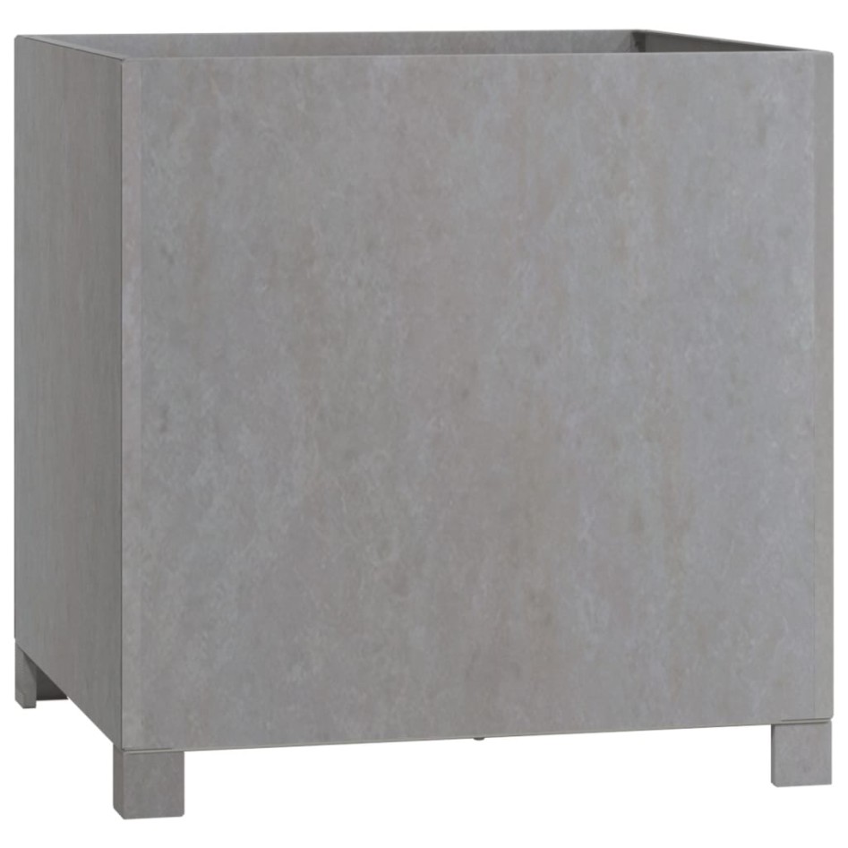 Jardineras con patas 2 udss acero corten oxidado 49x47x50