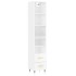 Aparador alto madera contrachapada blanco brillo 34,5x34x180
