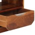 Mesita de noche con cajón madera maciza de sheesham 40x30x50