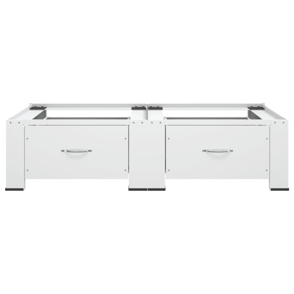 Pedestal doble para lavadora y secadora con cajones