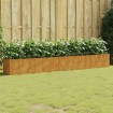 Jardinera acero corten 280x40x40 cm