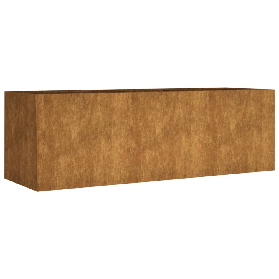 Jardinera acero corten 120x40x40