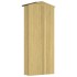Caseta herramientas jardín 87x33x222 cm madera pino