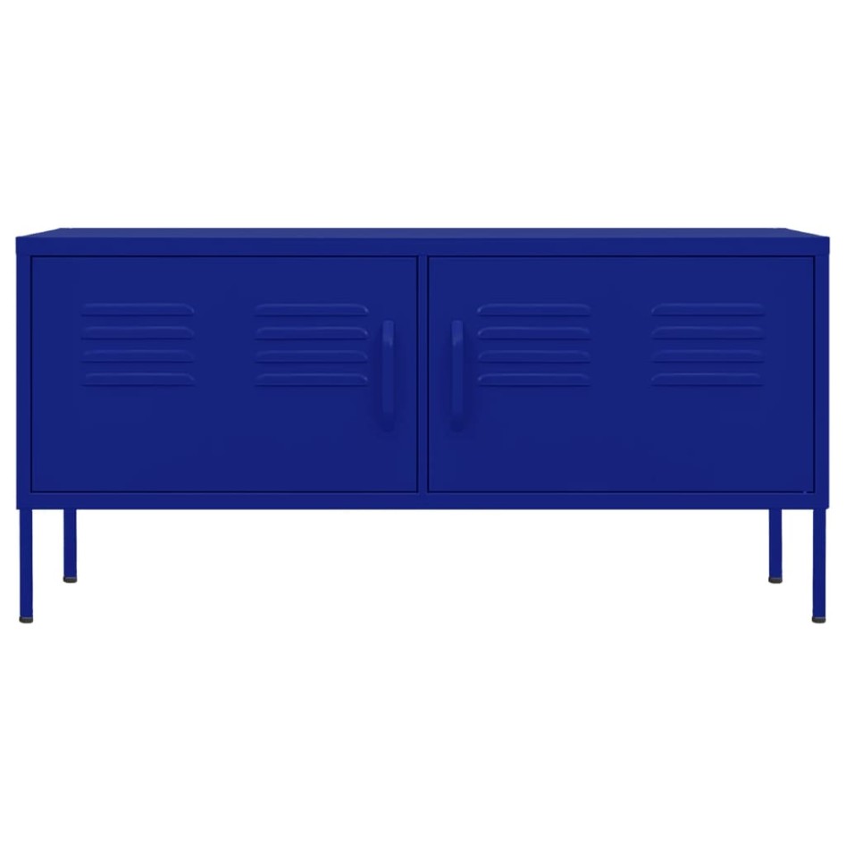 Mueble para TV de acero azul marino 105x35x50