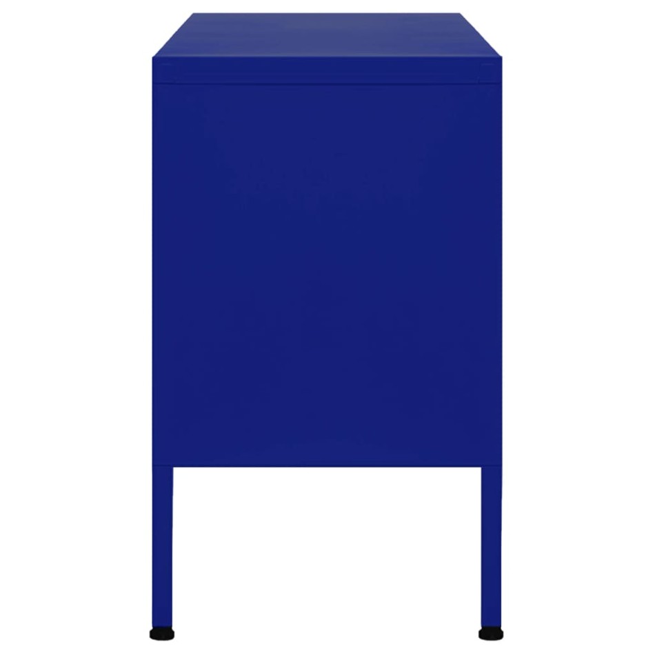 Mueble para TV de acero azul marino 105x35x50