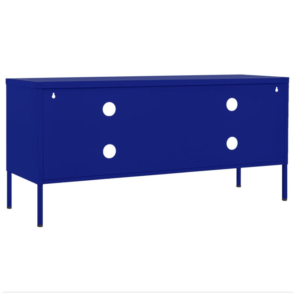 Mueble para TV de acero azul marino 105x35x50