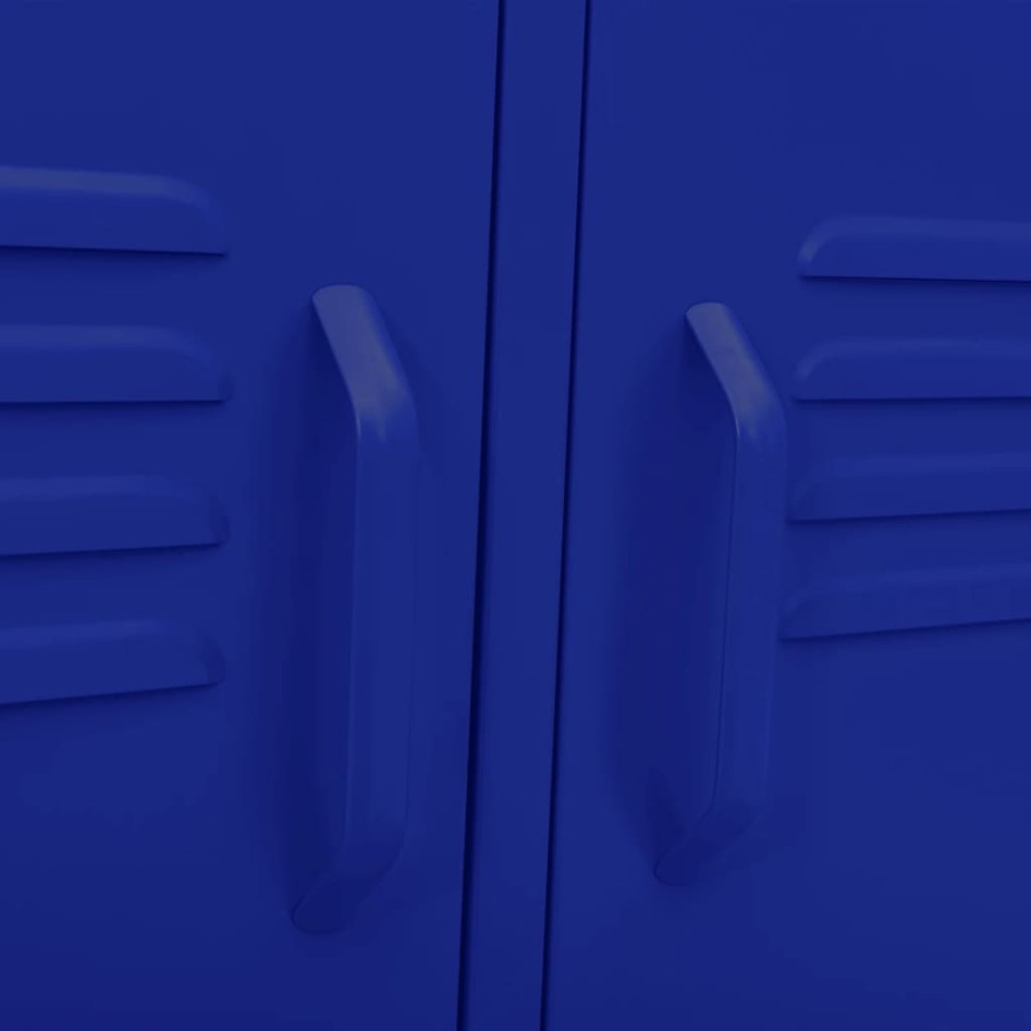 Mueble para TV de acero azul marino 105x35x50