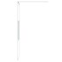 Mampara de ducha vidrio ESG transparente blanco 80x195