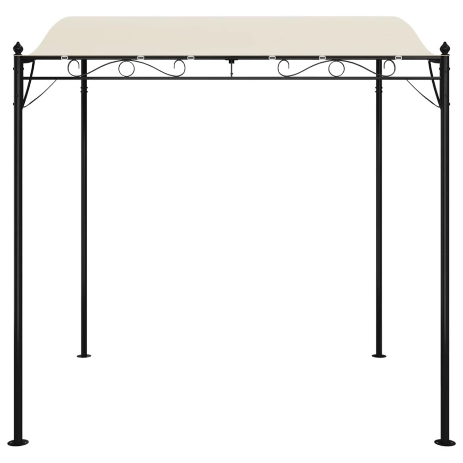 Toldo acero y tela color crema 2x2,3 m 180