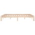 Estructura de cama madera maciza 150x200