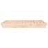 Estructura de cama con LED madera maciza 140x190