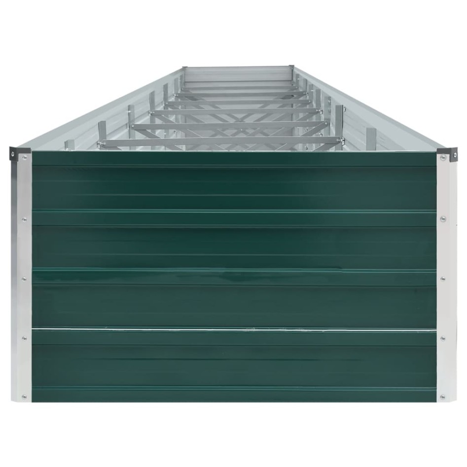 Arriate de acero galvanizado verde 600x80x45