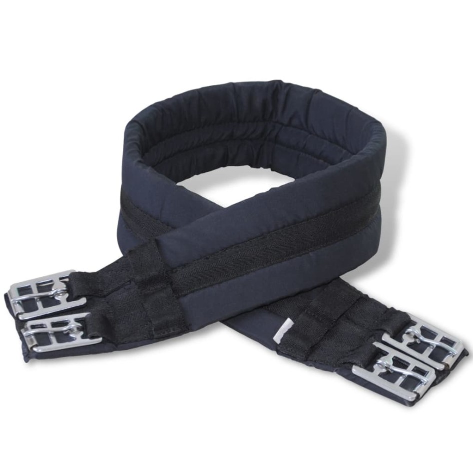 Set de montura de caballo de 17.5 y cuero negro 18 cm, 5 en