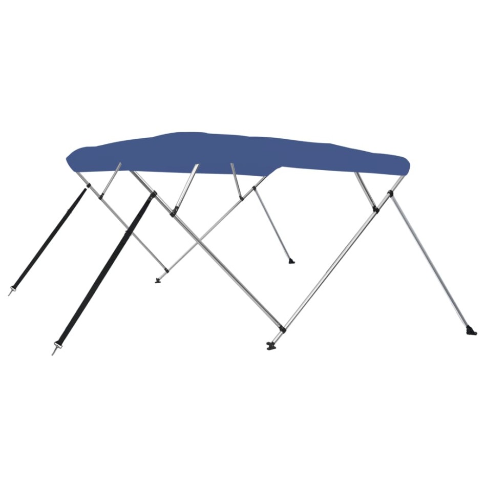 Toldo Bimini de 4 arcos azul 243x180x137