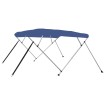 Toldo Bimini de 4 arcos azul 243x180x137 cm