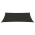 Toldo de vela rectangular tela Oxford gris antracita 6x8
