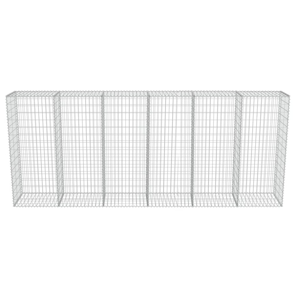 Muro de gaviones con cubiertas acero galvanizado 300x50x150