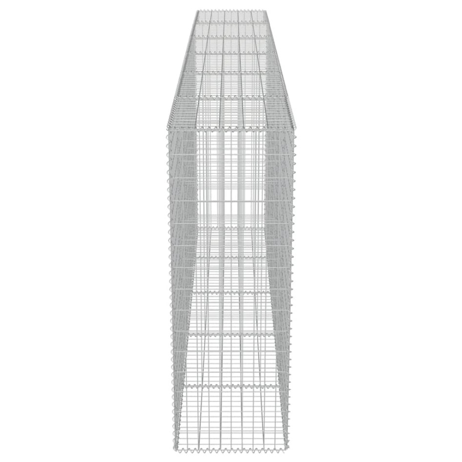 Muro de gaviones con cubiertas acero galvanizado 300x50x150