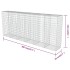 Muro de gaviones con cubiertas acero galvanizado 300x50x150