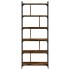 Librería 6 estantes madera ingeniería roble ahumado