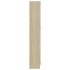 Armario de libros contrachapada color roble 82,5x30,5x185,5