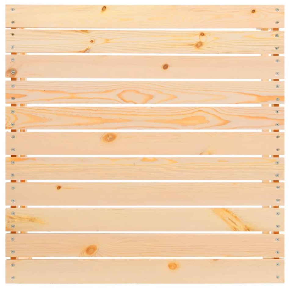 Set de muebles de jardín 2 piezas con cojines madera de