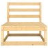 Juego de muebles de jardín 8 piezas madera maciza de