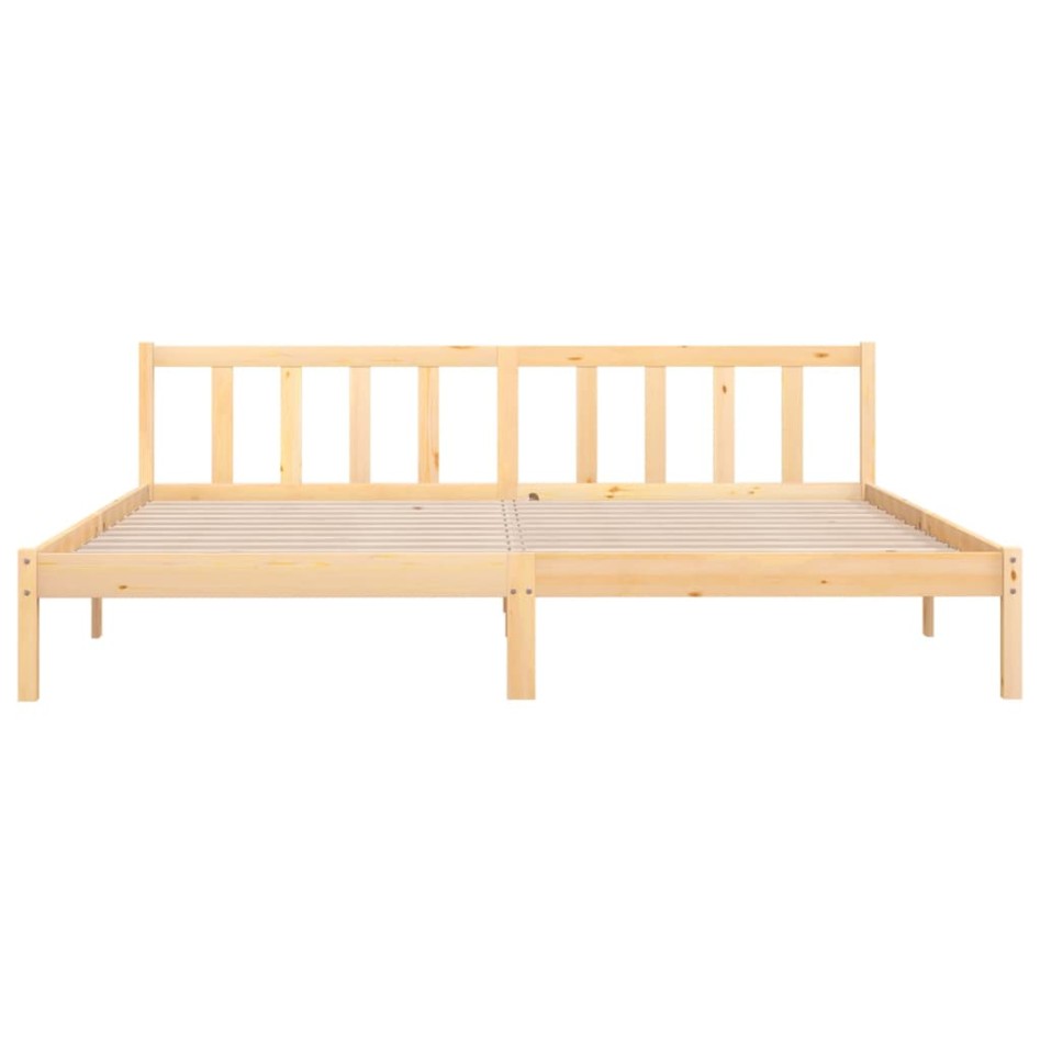 Estructura de cama madera maciza de pino 180x200