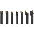 Set de herramientas de torneado indexable 12 pzas 12x12mm