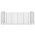 Muro gaviones para contenedor basura galvanizado 325x100x110