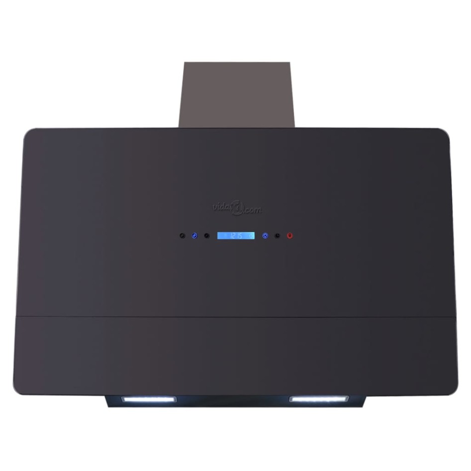 Campana extractora con pantalla táctil negro 900