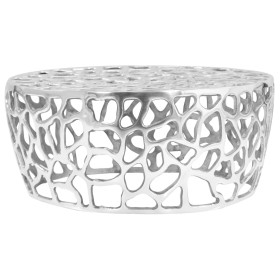 Mesa de centro de aluminio fundido 70x30 cm