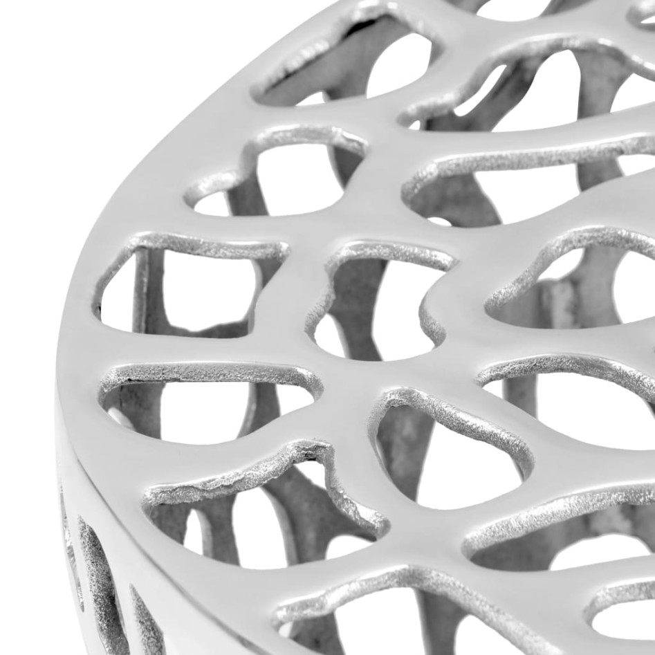 Mesa de centro de aluminio fundido 70x30 cm