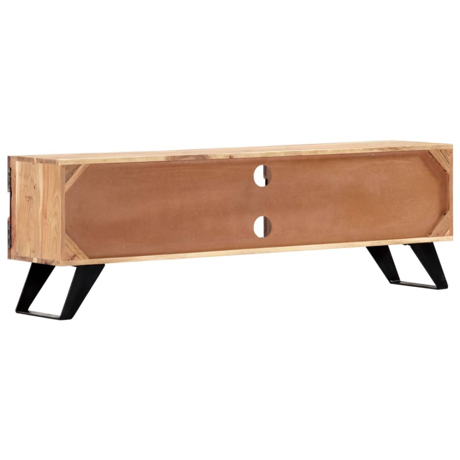 Mueble para TV madera maciza de acacia 140x30x45