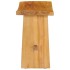 Taburete de madera maciza de