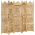 Biombo 5 paneles tallado a mano madera maciza mango 200x165