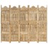 Biombo 5 paneles tallado a mano madera maciza mango 200x165