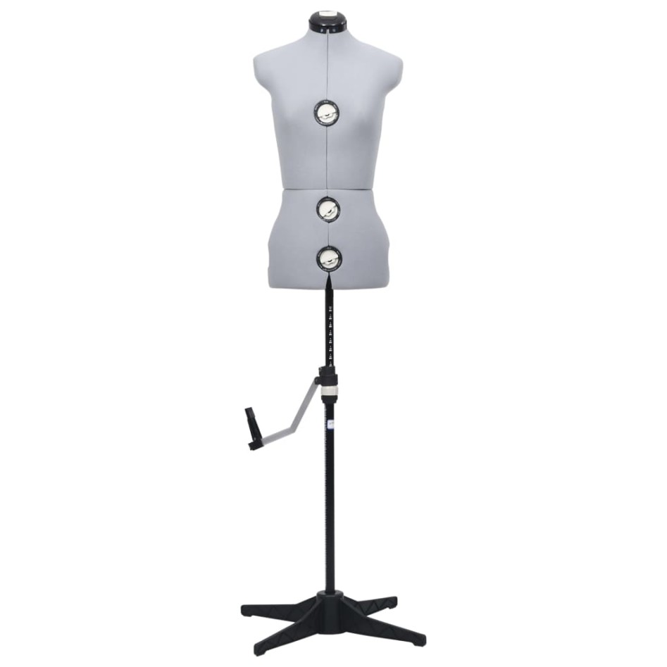 Maniquí de sastre ajustable mujer gris talla S