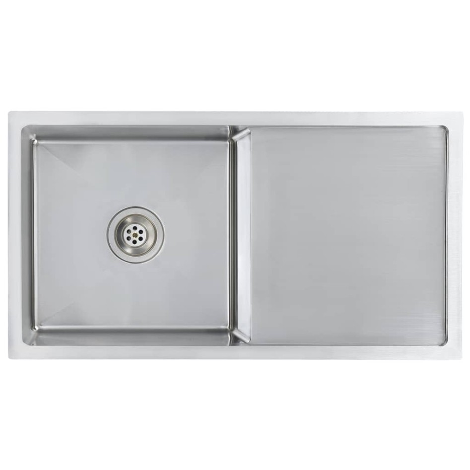 Fregadero de cocina hecho a mano acero