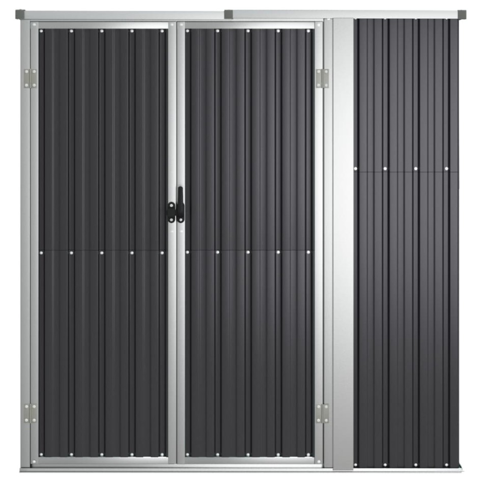 Cobertizo de herramientas jardín acero galvanizado