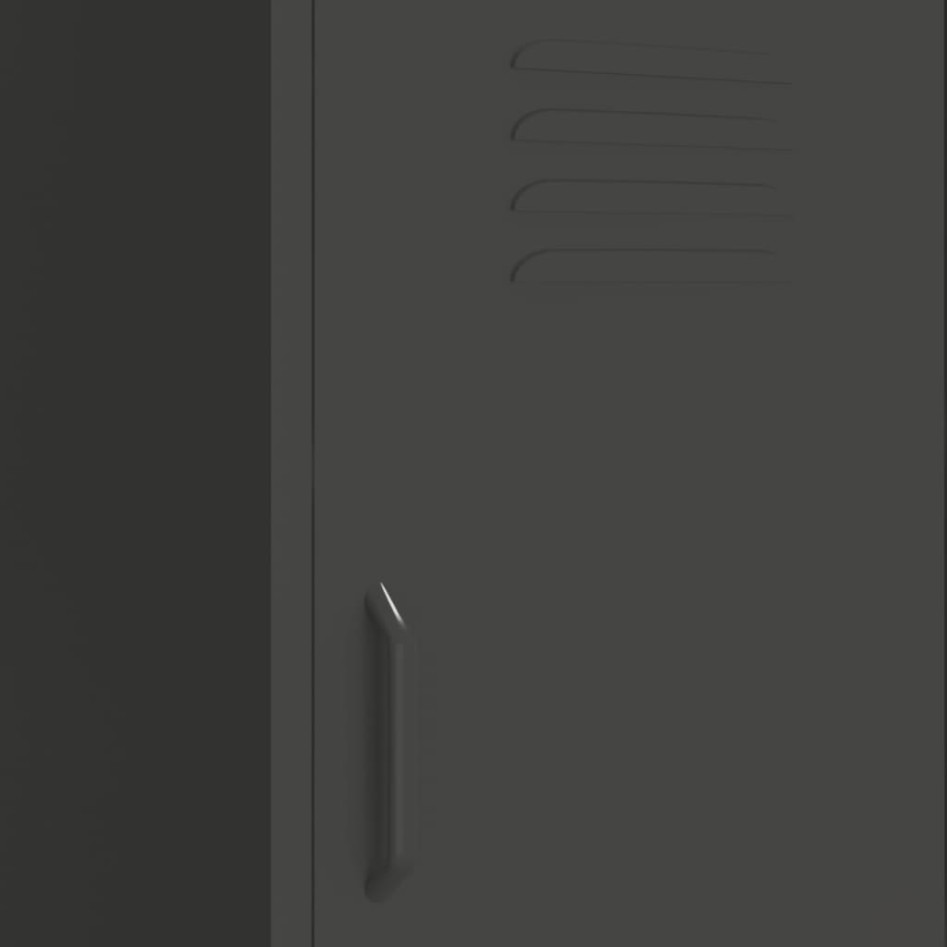 Armario de almacenamiento acero antracita 42,5x35x101,5