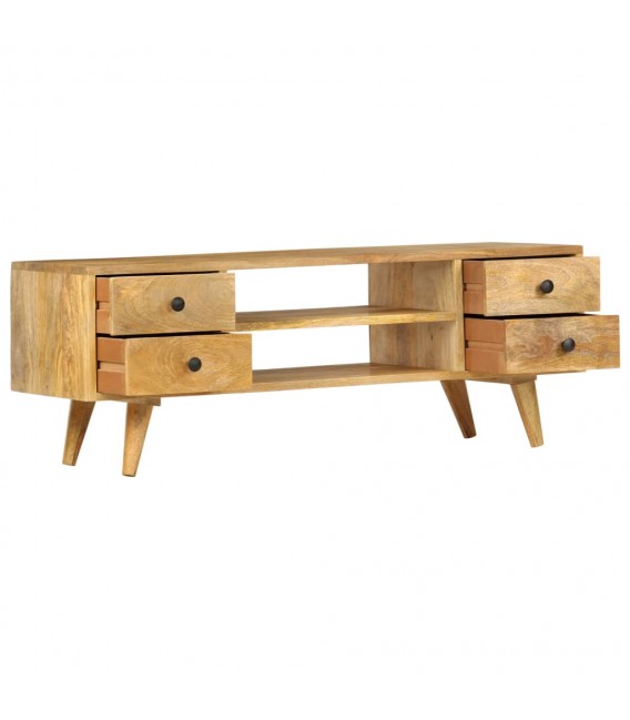 Mueble para TV de madera maciza de mango, estilo retro