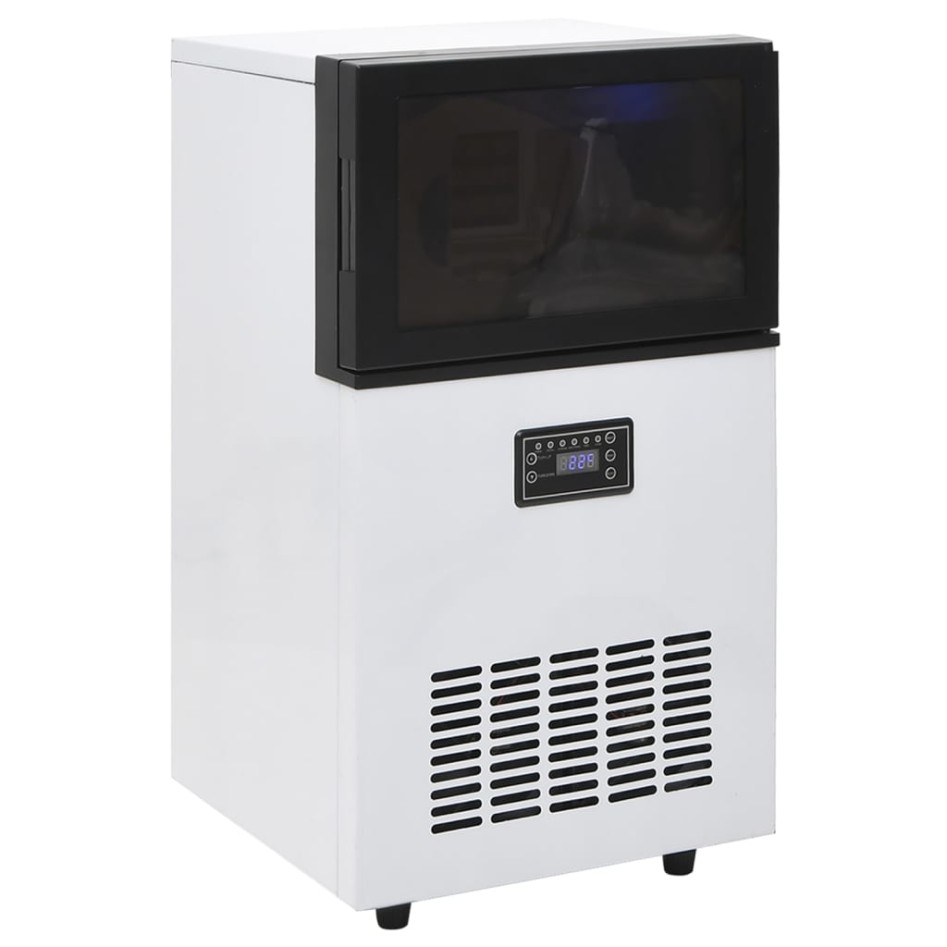 Máquina de hacer cubitos de hielo negra 45 kg/24