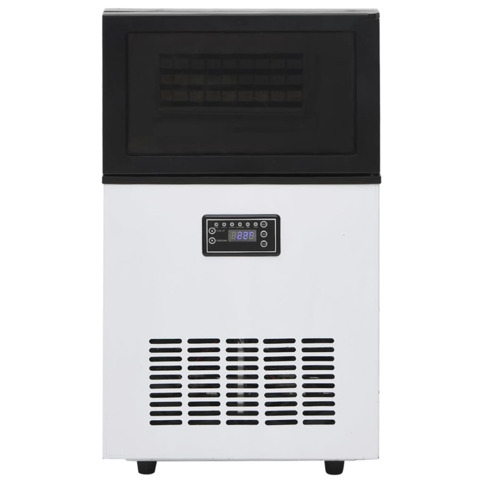 Máquina de hacer cubitos de hielo negra 45 kg/24