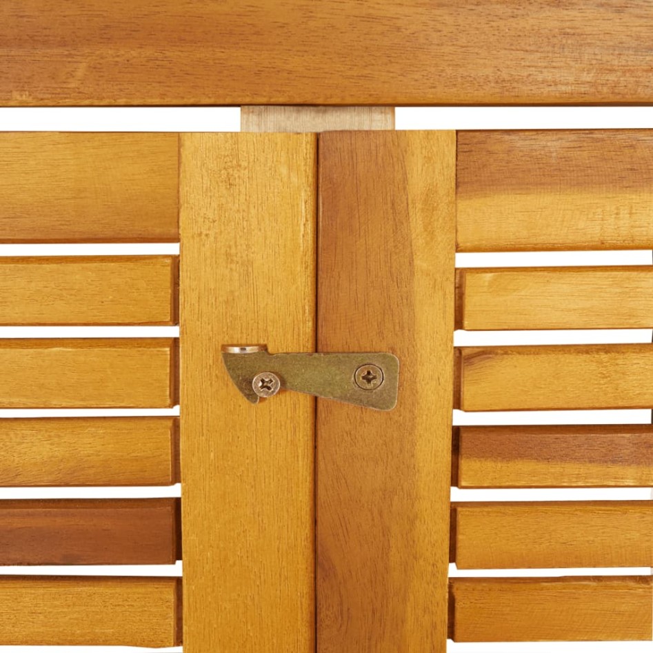 Cobertizo para cubo de basura madera maciza acacia 70x89x117