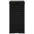 Cubo de basura de exterior polipropileno negro 41x41x86
