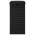 Cubo de basura de exterior polipropileno negro 41x41x86